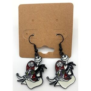 Disney Nightmare Before Christmas Jack & Sally #2 Earrings New